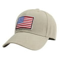 thumbnail image 2 of VLOOCKLW Independence Day Baseball Cap American Flag Denim Adjustable Buckle Sun Hat for Men Women Outdoor Fashion Headwear, 2 of 4
