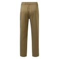 thumbnail image 4 of Pantalon Habillé Classique de Tous les Jours en T avec Jambe Droite, devant Plat, pour Hommes, Coupe Ajustée Intelligente, Extensible Confortable, Convient au Quotidien, Décontracté, Affaires, 4 of 7