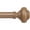 Wood, variant on Wood Curtain Rods for Windows 72 to 144 Inch, Boho Vintage Decorative 1 Inch Diameter Long Wooden Curtain Rod, Adjustable Heavy Duty Rustic Farmhouse Drapery Pole with Wood Grain Finials