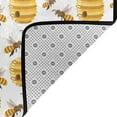 thumbnail image 4 of Shaggy Area Rug, beehives honey bees cute Rugs for Living Room Bedroom Non Slip Door Mat Indoor Carpet Machine Washable Nursery Home Decor Floor Mats for Entryway 60x39in, 4 of 5