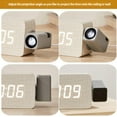 thumbnail image 6 of Projector Clock,Digital Alarm Clocks Projection on Ceiling Wall with Night Light, 6 of 17
