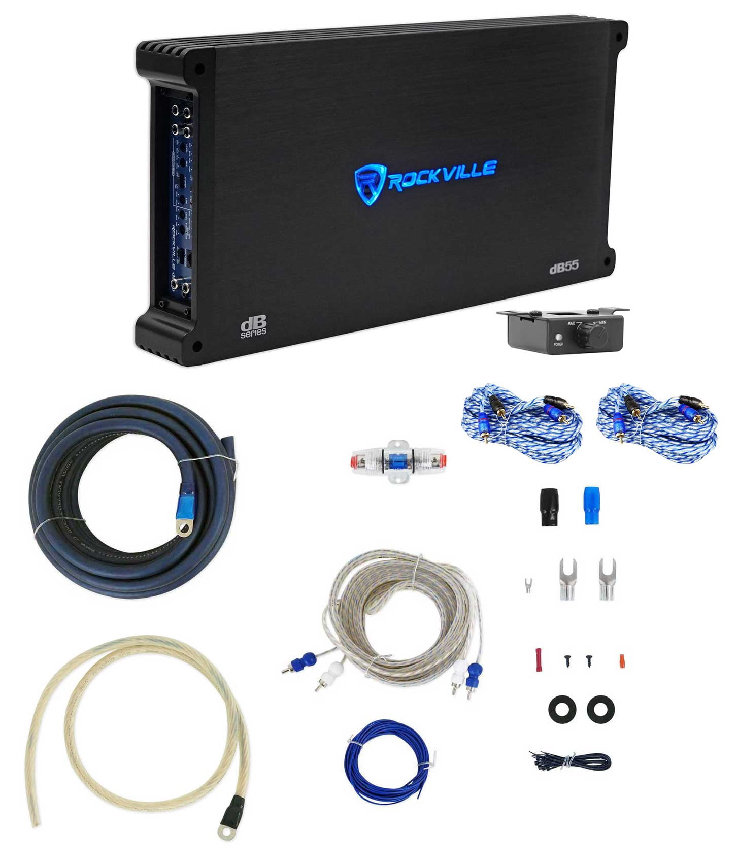 5 Channel Car Amplifier+Memphis Amp Kit 