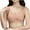 Khaki, variant on Nursing Bra Women Padded Bra Feature V-Neck T-Shirt Bra Style W-376 Beige L