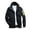 Black, variant on Mens Rain Jacket Lightweight Packable Hooded Windbreaker for Fall Winter Daily Wear and Weekend Outings