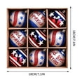 thumbnail image 2 of Hanging Ornaments for Independence Day Small Ball Ornaments for Christmas Tree Holiday Decorations for Xmas, 2 of 9