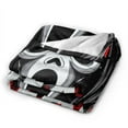 thumbnail image 2 of Ghost-Face Throw Blanket,Horror Movie Flannel Blanket for Kids Couch Bed 30" x 40", 2 of 7