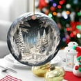 thumbnail image 5 of Kedshhgu Christmas Forest Snowhouse Nativity Pendant Circular Flat Acrylic Christmas Tree Hanging Decoration Home Office Table Decor Winter Holiday Birthday Party Gifts Supplies, 5 of 6