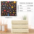 thumbnail image 6 of Yayeee 6 Pack Kitchen Dish Cloths for Washing Dishes Soft Absorbent Microfiber Towels, Moon Pattern, 6 of 9