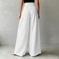 thumbnail image 4 of SNKSDGM Women's Plus Work Pants Women Long Linen Pants Women Petite Dressy Women's Solid Color Casual Speaker Casual Pants, 4 of 7