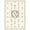 Grey, Pattern 1, variant on ODIKA Round Circle Grid Timepiece Contemporary Symmetrical Layout Reading Stain Resistant Thin Throw for Entryway, Kitchen, Laundry Room