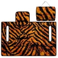 thumbnail image 3 of SEANATIVE Golf Cart Seat Covers with Four Pockets, Non Slip Golf Cart Seat Cushion Covers Suitable for Summer Winter All-Season, Easy to Install and Clean, Tiger Print, 3 of 7