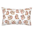 thumbnail image 1 of Fotbe Farm Cow Animal Funda de Almohada Decorativa Estilo Occidental, Lujo en Algodón, Fundas para Almohadas King, Cojín Estampado para Decoración del Hogar-16"x24", 1 of 6