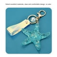 thumbnail image 4 of Minnieouse Llavero con colgante de estrella de mar para adultos, llavero acrílico personalizado, llavero de moda portátil, decoración de llaves, joyería Ropa, zapatos y accesorios Miscelánea Rosa Minnieouse AP017621-02, 4 of 6