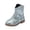 Blue, variant on LYHao Stylish Girls Booties Ankle Boots For Everyday Wear With Round Toe And Low Heel ,Girls Boots Sizes 9.5 Blue(3-3.5 Years)