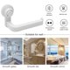 thumbnail image 5 of Cateissary Accesorios de cocina para baño, soporte de papel higiénico con ventosa, colgador de toallas montado en la pared, organizador de baño, 5 of 6