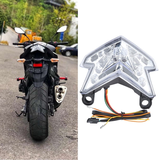 Luz de freno de motocicleta, luz trasera LED de motocicleta, luz trasera de motocicleta, luz trasera de motocicleta para Kawasaki, confiabilidad excepcional