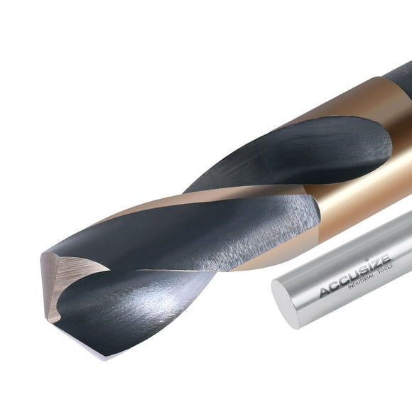 Accusize 1-1/2" ANSI M35 S and D Drill, 3/4'' Shank, 135 Degree Split Point, 0434-0112