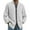 White, variant on Men's Casual Long Sleeve Waffle Knit Button Down Solid Color Shirt for Spring Fall Daily Wear,Deep Red,L