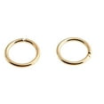 thumbnail image 2 of 14K Gold Filled Tiny Hoop Earrings 6.5mm 21 Gauge Hypoallergenic for Cartilage Nose Helix Tragus Septum, 2 of 11