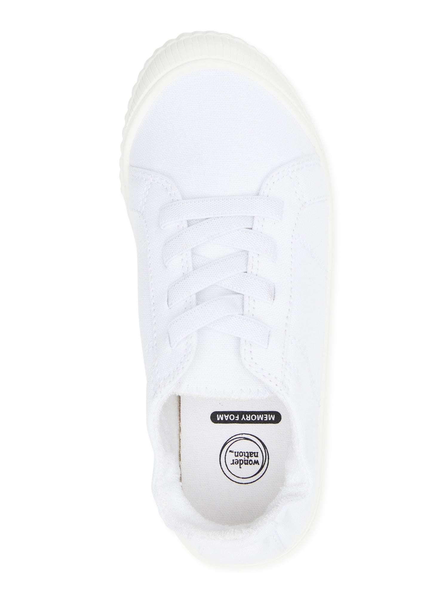 Wonder Nation Girl's Bump Toe Sneakers