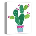 thumbnail image 2 of Creative Products Pink Prickle Cactus 11x14 Canvas Wall Art, 2 of 5