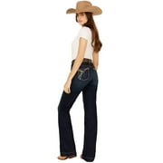 ARIAT Women's Mid Rise Lizzie Trouser Jeans, Pennsylvania, 32