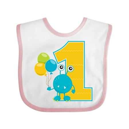 

Inktastic First Birthday Monster Gift Baby Boy or Baby Girl Bib
