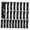 Black, variant on deevoka 25 Pieces Notch Hooks Display Notch Hooks for Grid Utility Grid Hooks Black