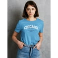 thumbnail image 2 of Chicago 1998 College Style T-Shirt Women -Image by Shutterstock, Female 5X-Large, 2 of 4