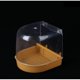 thumbnail image 1 of Baño para pájaros Casa de baño semicircular con techo 15X15X15cm para periquitos canarios y loros -, 1 of 5