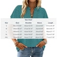 thumbnail image 6 of Pounoo Women's Ruffled Blouses V Neck Short Sleeve Double Layer Flutter Sleeve Tops Casual Lightweight Loose Fit Shirts Gift, 6 of 6