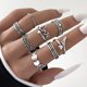 thumbnail image 3 of Juego de 29 anillos de nudillos bohemios de moda para mujeres, niñas y hombres, anillos midi bohemios de cristal retro vintage, banda para uñas, anillos para dedo llamativos, oso de fresa Electrónica, 3 of 5