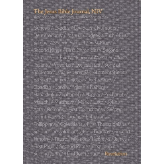 The Jesus Bible Journal, Revelation, Niv, Paperback, Comfort Print, (Paperback)