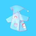 thumbnail image 1 of Thicker Reusable Raincoat Rain Poncho Jacket Slicker for Children Boy Girl Kids, Rabbit, M, 1 of 6