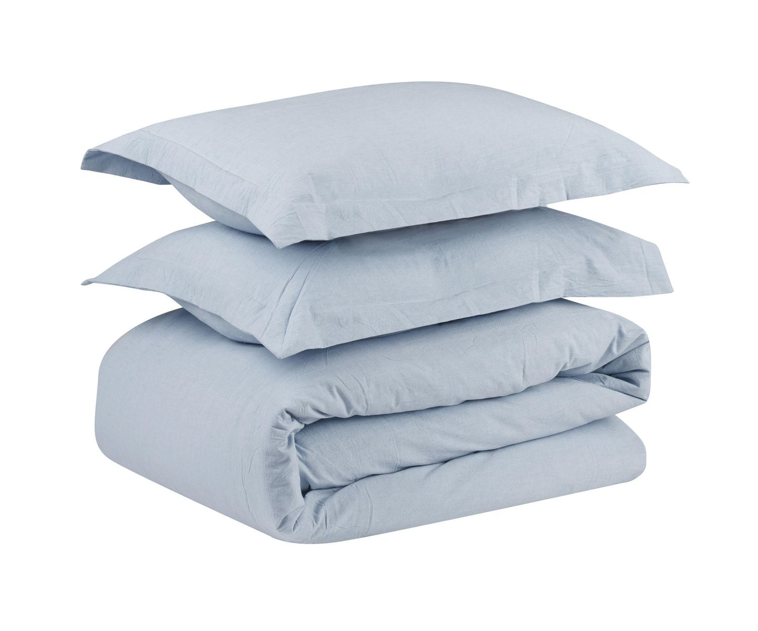 Swift Home 100% Cotton Solid Prewashed Duvet Cover Set