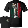 thumbnail image 2 of Mexican American Flag TShirt, El Papá Mas Chingon Mexican Shirt, Gift for Dad, Father's Day Shirt, Best Dad Ever, Trendy Father's Day Gift, Menswear Classic Tee Full Size S-5XL, 2 of 7