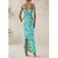 thumbnail image 2 of Vestido largo PRETTYGARDEN ajustado fruncido para mujer, verano 2025, 2 of 9