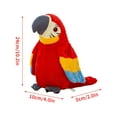 thumbnail image 2 of Toys A Talking Parrot with Recording Function for Cuddling and Hugging Interactive Companion for Kids, 2 of 7