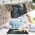 thumbnail image 7 of Qxltty Rose Castle Cat litter Pads Pet Set of 2 Diaper Mats Center Anti-leakage Layer Absorbent Soft and Comfortable, 7 of 7