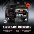 thumbnail image 3 of GNC AMP Sustained Vanilla Milkshake, 26 Servings, 30 oz (Pack of 1), 3 of 5