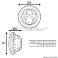 thumbnail image 2 of Universal 7" Round H4 45W LED Headlight Sealed Beam 2 pc Set [Plug & Play] [HALO Turn Signal & DRL] [H4 to H13 Adapter] - For Jeep, Harley Davidson Motorcycles, Land Cruiser & More - Cold White, 2 of 9
