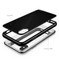 thumbnail image 4 of Ringke Fusion Case Compatible with iPhone X, Transparent PC Back TPU Bumper Drop Protection Phone Cover - Shadow Black, 4 of 9