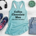 thumbnail image 2 of Coffee Chocolate Men Tank Top, Ladies Racerback Tank Top, Chocolate Tank, Foodie Food Lover Tank, Cancun, Large, 2 of 3