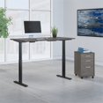 thumbnail image 2 of Bush Business Furniture Move 60 Series 60W x 30D Height Adjustable Desk with Storage in Cocoa, 2 of 7