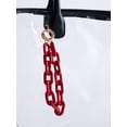thumbnail image 2 of No Boundaries Women’s Game Day Chain Swag Charm, Red, 2 of 4