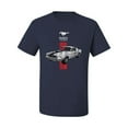 thumbnail image 2 of Wild Bobby, Ford Mustang 50 Years, Cars and Trucks, Men Graphic Tee, Navy, X-Large, 2 of 4