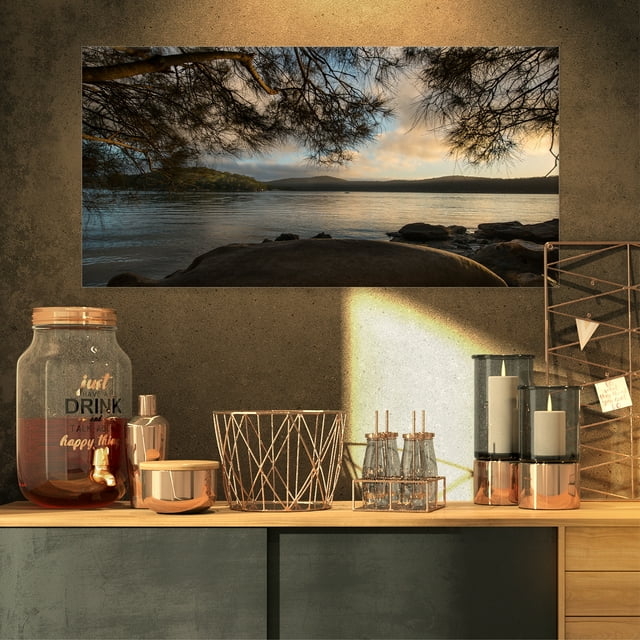 Sunrise from Hawsbury River - Large Seashore Canvas Print