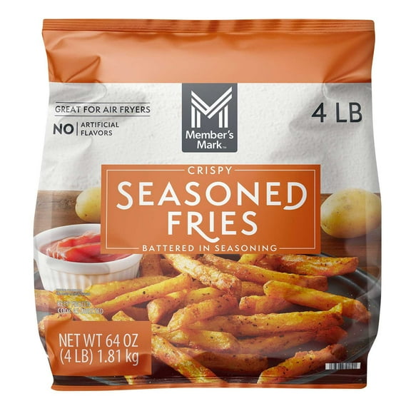 Member's Mark Seasoned French Fries, Frozen, 64 oz.