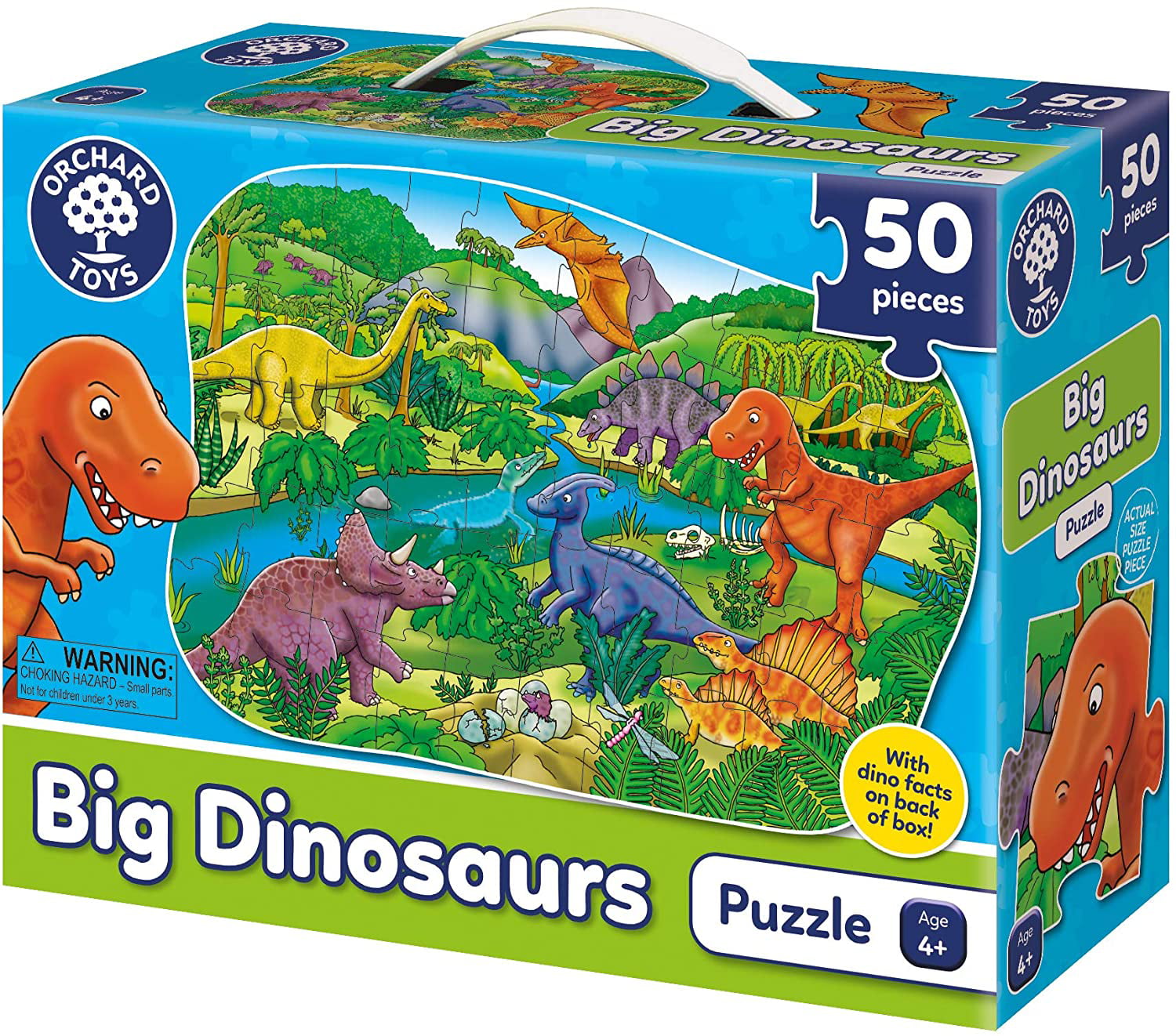 Dinosaurs Jigsaw Puzzles 18mth Orchard Toys for sale online 
