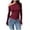 Wine, variant on Women's T Shirt Slanted Collar Off Shoulder Long Sleeve Knit Top Summer High End Spicy Girl Designer Apparel
